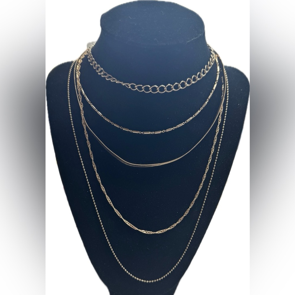 Call It Spring Gold Multi-Layer Necklace